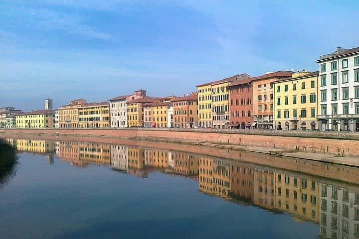 The Arno river in Pisa