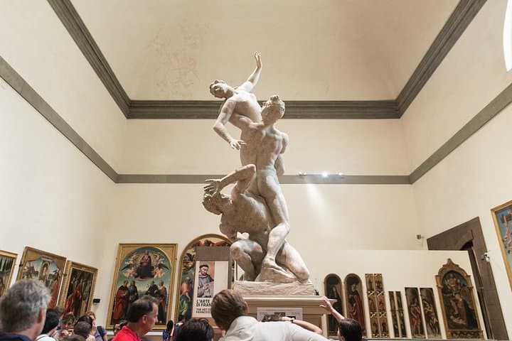admire the masterpieces inside the Accademia Gallery