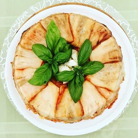 Ziti with aubergines