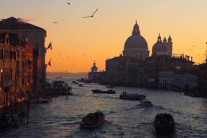 Taxis on the Grand Canal