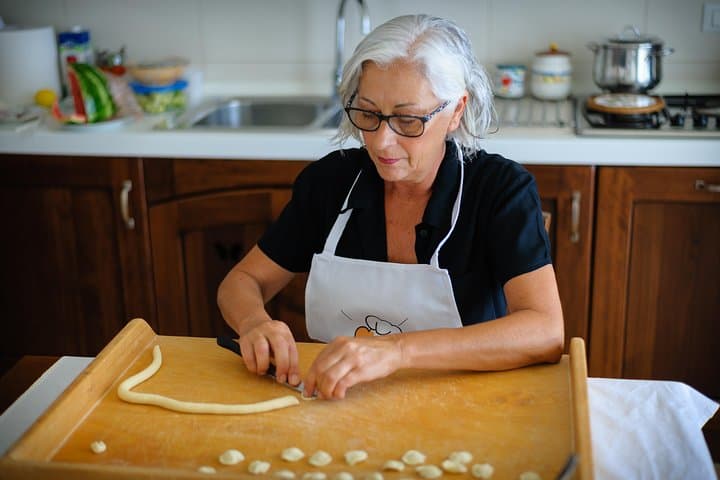 Making the authentic "Orecchiette"