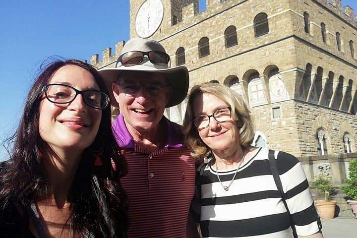 Ending of Uffizi Gallery Private Tour, taking sun