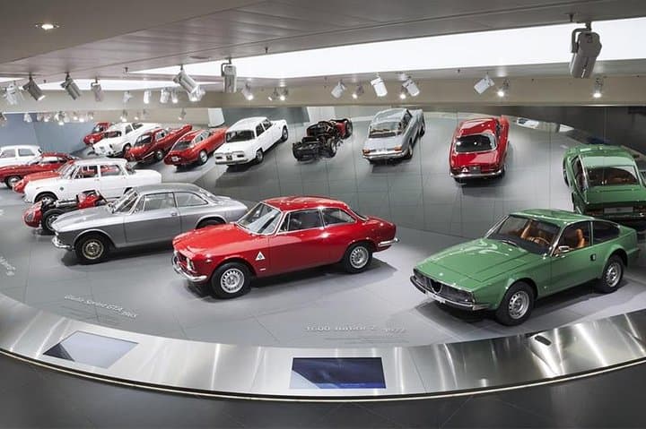 Alfa Romeo Museum, private guided tour from Milan, by car.