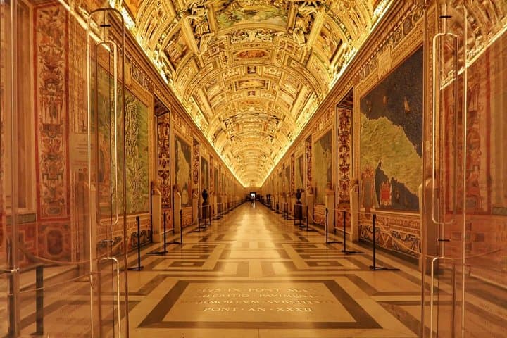 Vatican Museums by night