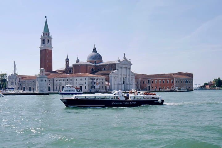 One of our boats in the Giudecca Canal