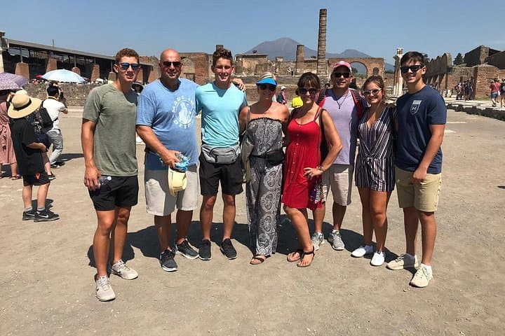 Pompeii Private Half Day with Hotel Pickup & Lunch at Winefarm