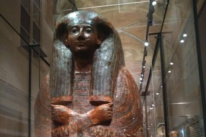 A sarcophagus at theTurin Egyptian Museum