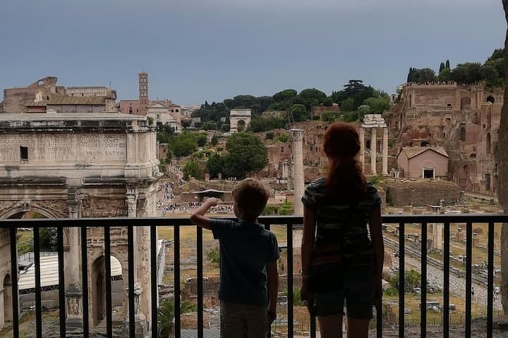 Amazing view you can only have from the inside of the Capitoline Museums