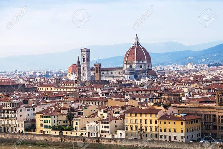 Florence view from Michelangelo’s square