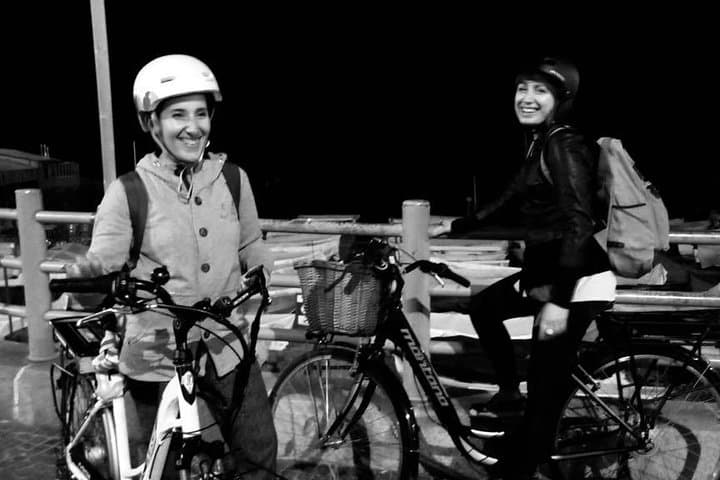 biking in winter-time