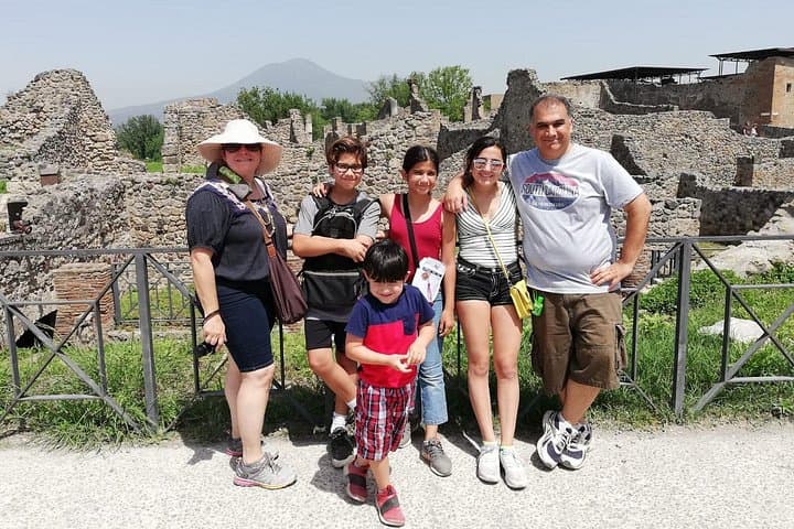 Pompeii Private Half Day with Hotel Pickup & Lunch at Winefarm