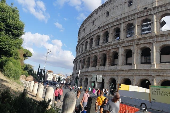 Colosseum view from via Fori impiriale