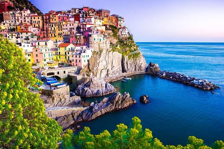 La Spezia Port: Cinque Terre and Pisa full day tour by Minivan and Ferry-Boat