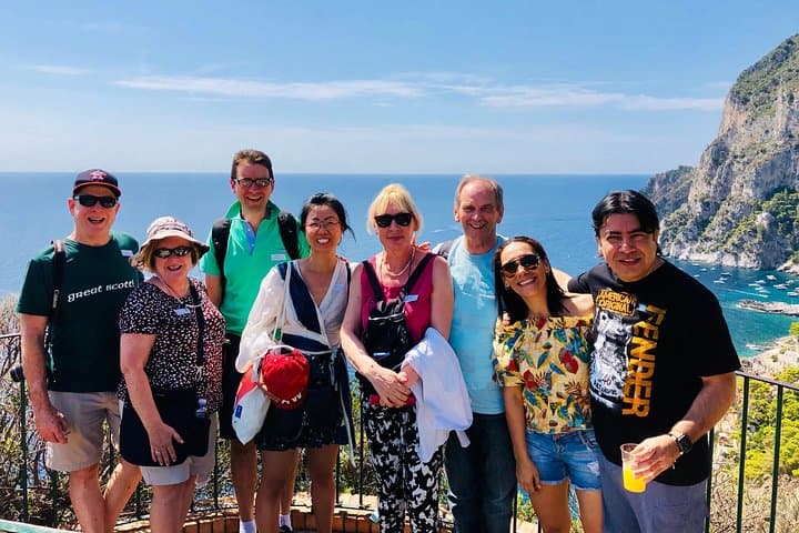 Capri Small Group Tour with Blue Grotto from Naples or Sorrento