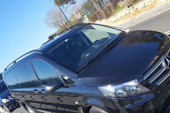 Private transfer from Positano to Naples with Stop in Pompeii (2hours)