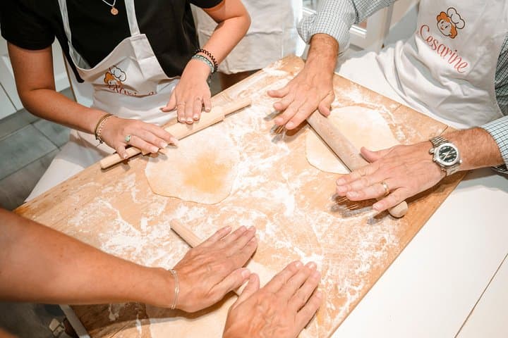 Rolling the dough