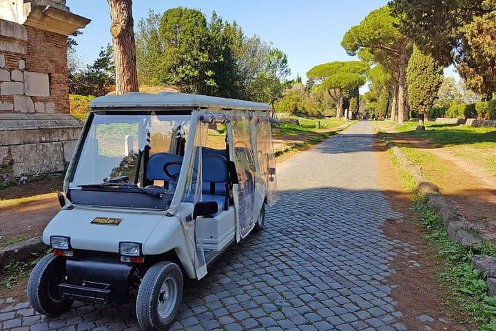 Private Appian Way (Appia Antica) Tour in Rome by Golf Cart