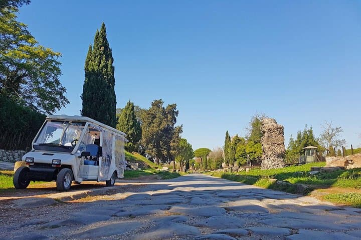 Private Appian Way (Appia Antica) Tour in Rome by Golf Cart