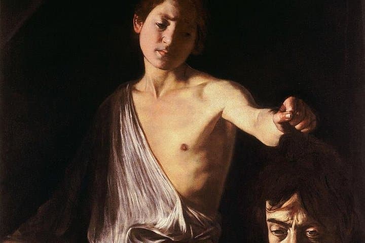 Caravaggio, David and Goliath