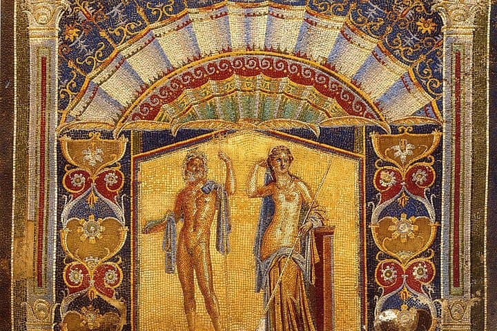 Neptune and Amphithrite Mosaic details