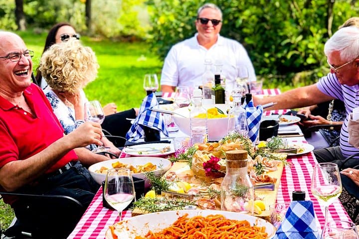 Lunch in the Olive Grove