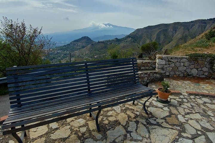 Castelmola and view on Volcano Etna @Walk Around Sicily excursions and Tours
