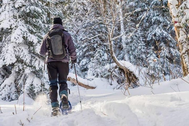 Snowshoe hike to the Three Peaks of Lavaredo
