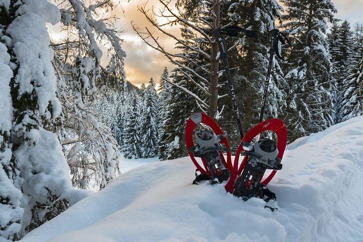 Snowshoe hike to the Three Peaks of Lavaredo