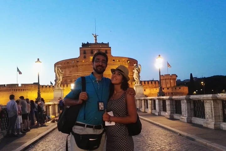 Castle at the sunset