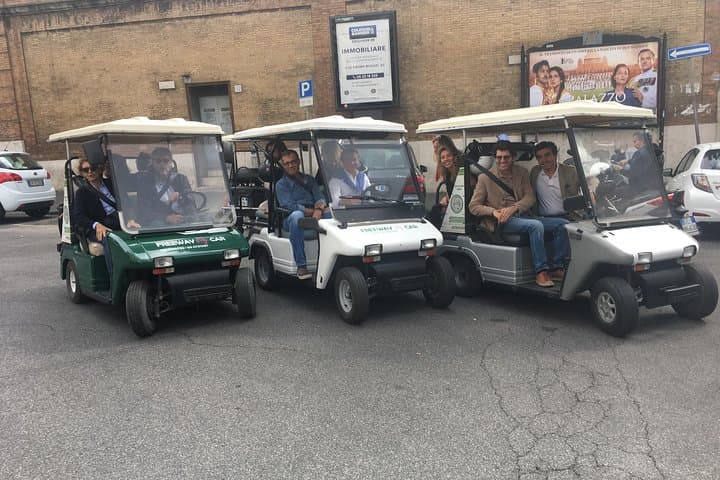 Golf Cart Around Imperial Rome