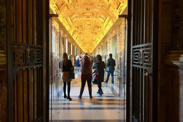 There is no lack of photo opportunities in the Vatican