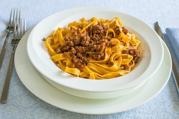 Tagliatelle al Ragù