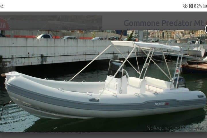 Predator 6 meter inflatable boat rental without license