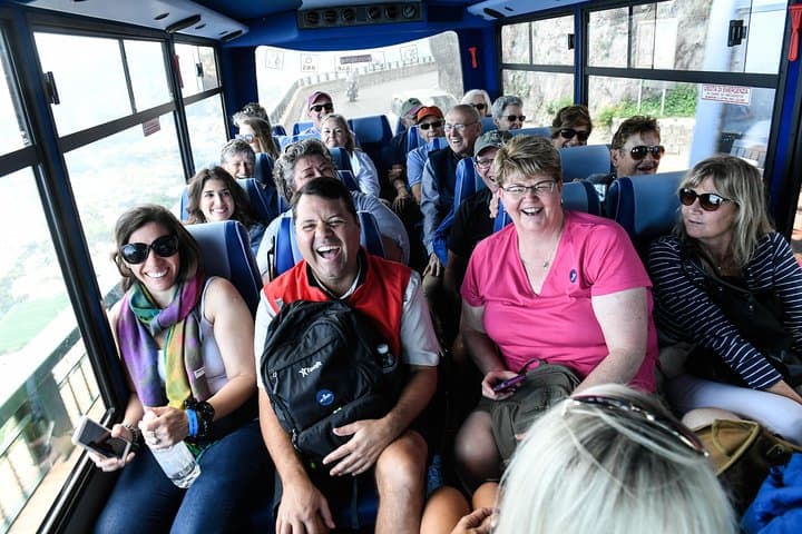 Group on the bus