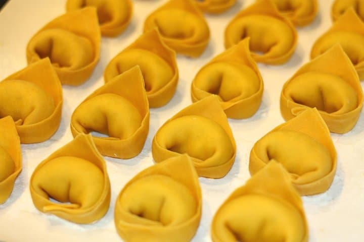 homemade tortellini