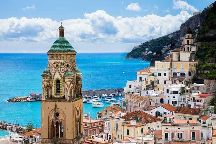 Positano and Amalfi small group boat tour from Rome with high speed train
