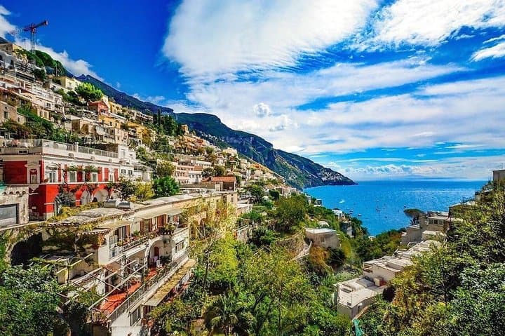 Positano and Amalfi small group boat tour from Rome with high speed train