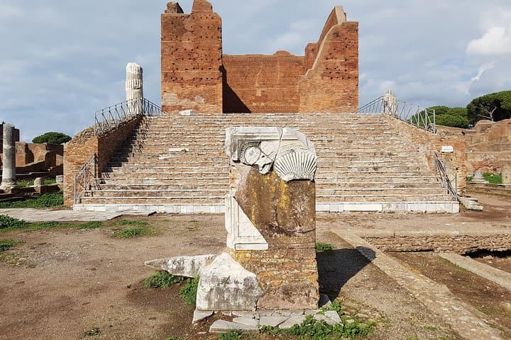 The Capitolium of Ostia Antica.