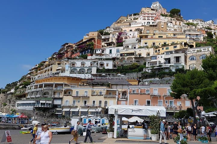 Sunset on the Amalfi Drive: out of crowding and no traffic