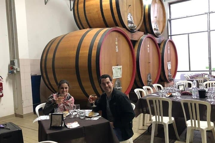 Food and wine at Etna winery
