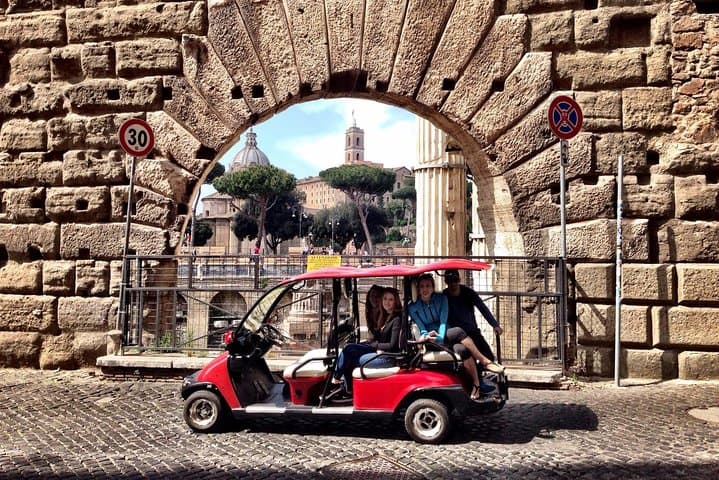 Rome by golf-cart tour full day tour