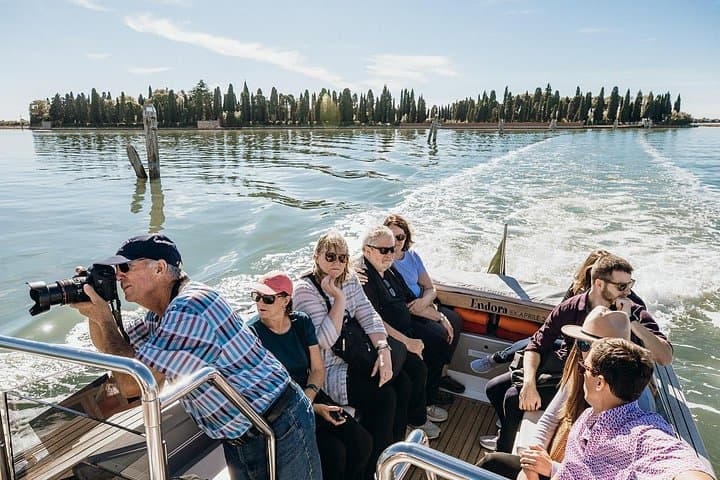 Murano Burano Islands Boat Tour Glass Factory & St Erasmo Winery