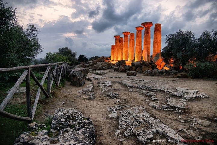 Valley of the temples in Agrigento