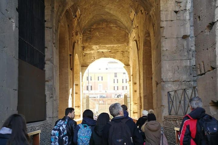 entering the arena