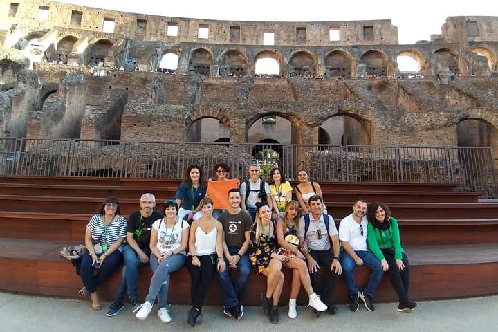 Guided tour of the colosseum arena