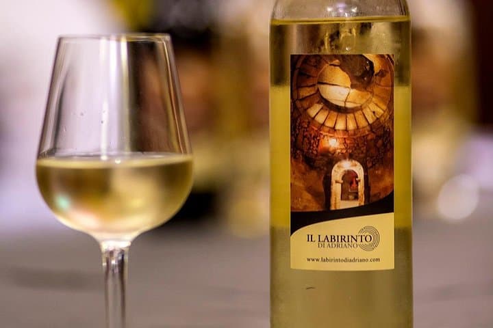 Aperitif in the famous underground caves of Orvieto