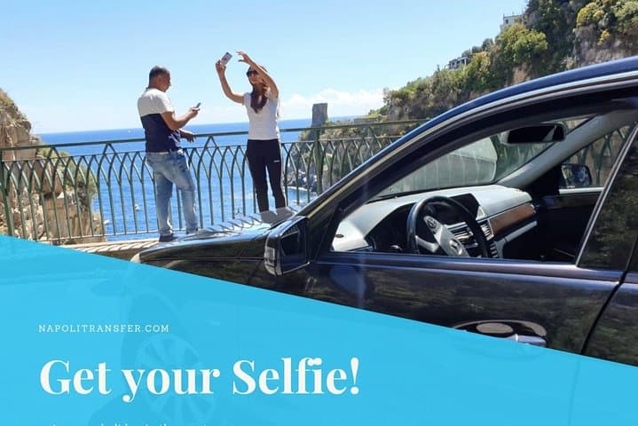 Private transfer from Rome to Sorrento with stop in Pompeii (2hours)