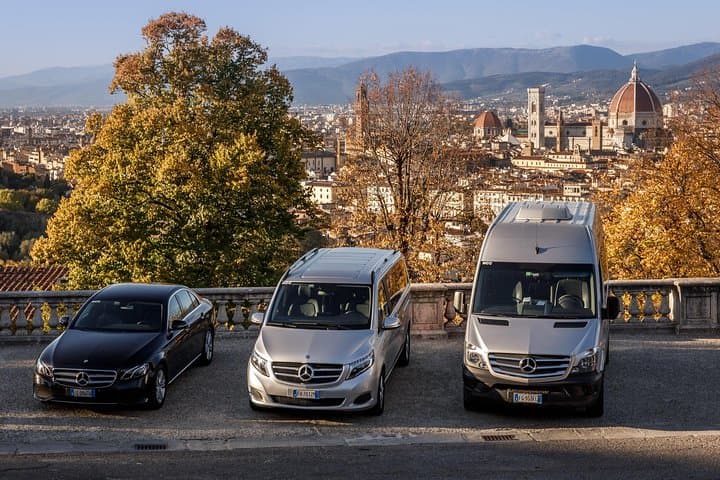 Our Mercedes sedan and minivans