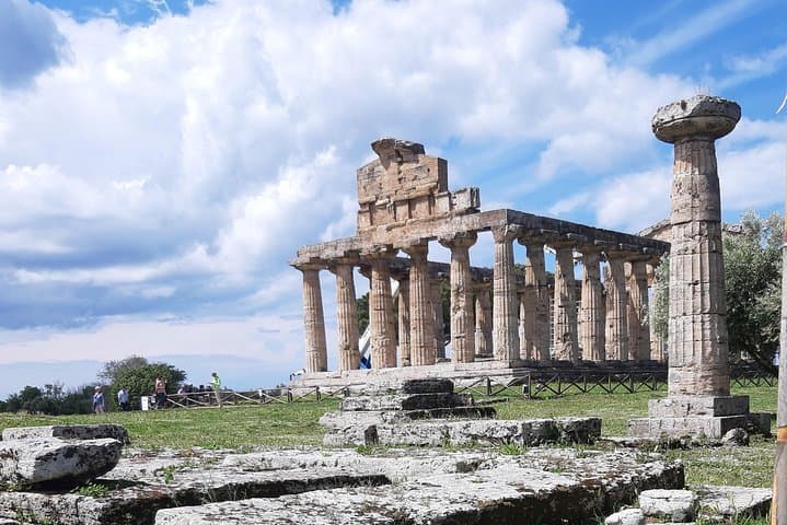 From Amalfi Paestum Temples Mozzarella Farm Wine tasting lunch