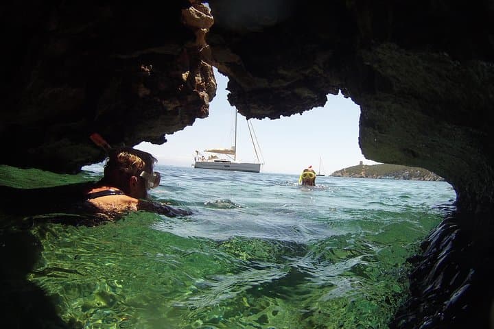 Semi-submerged caves to visit